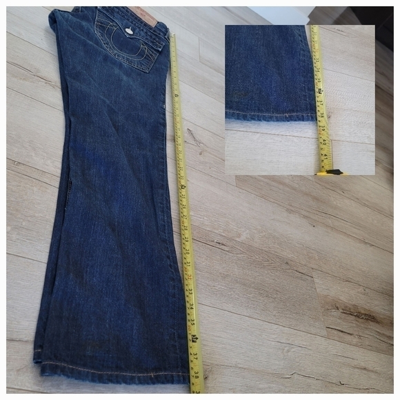 TRUE Religion Ricky RN# 112790 CA# 30427 Straight Leg Jeans Size 29 - Picture 7 of 13